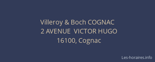 Villeroy & Boch COGNAC