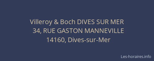 Villeroy & Boch DIVES SUR MER