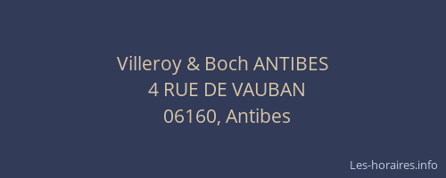 Villeroy & Boch ANTIBES