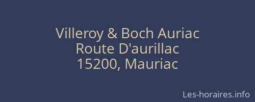 Villeroy & Boch Auriac