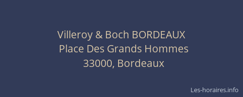 Villeroy & Boch BORDEAUX