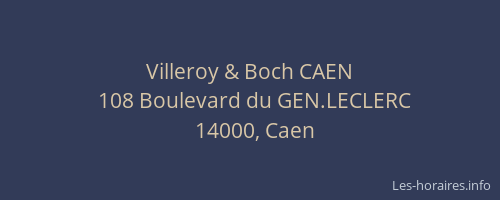 Villeroy & Boch CAEN