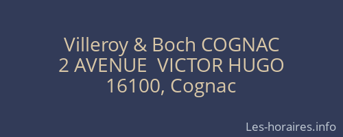 Villeroy & Boch COGNAC