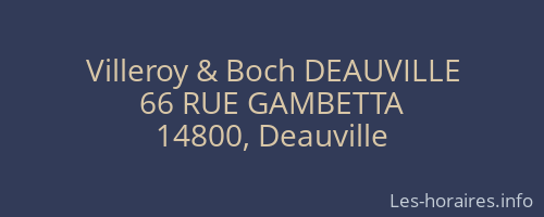 Villeroy & Boch DEAUVILLE