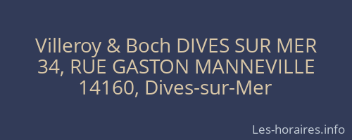 Villeroy & Boch DIVES SUR MER