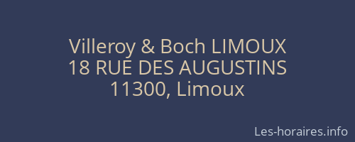 Villeroy & Boch LIMOUX