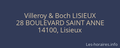 Villeroy & Boch LISIEUX