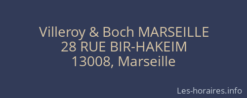 Villeroy & Boch MARSEILLE