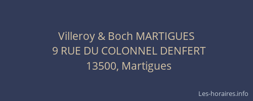 Villeroy & Boch MARTIGUES
