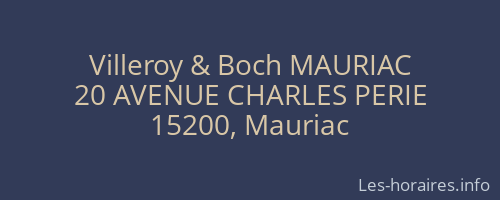 Villeroy & Boch MAURIAC