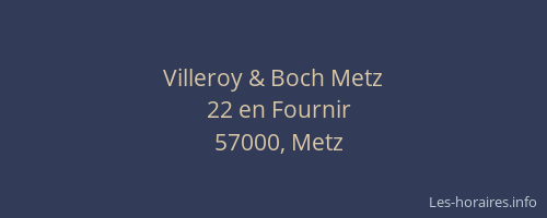 Villeroy & Boch Metz