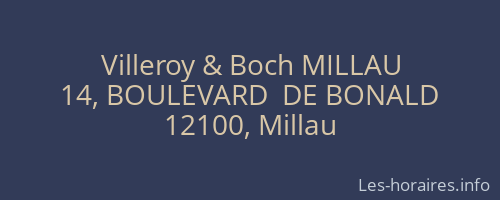 Villeroy & Boch MILLAU