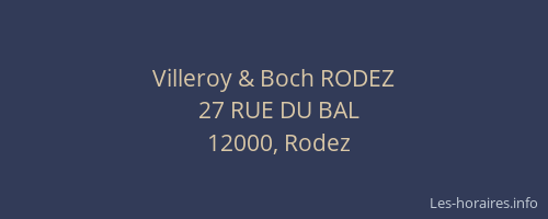 Villeroy & Boch RODEZ