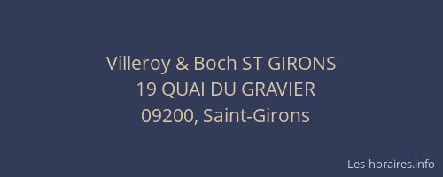 Villeroy & Boch ST GIRONS