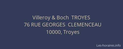 Villeroy & Boch  TROYES