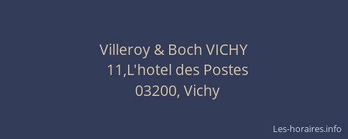 Villeroy & Boch VICHY