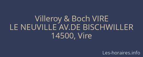 Villeroy & Boch VIRE