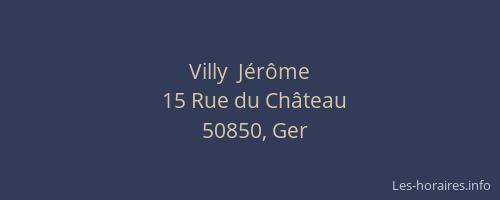 Villy  Jérôme