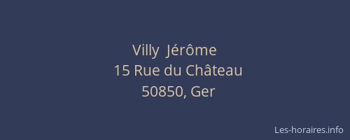 Villy  J&eacute;r&ocirc;me