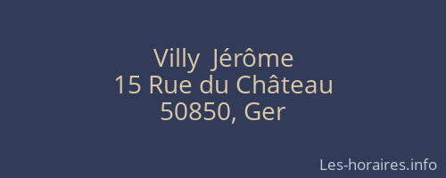 Villy  Jérôme