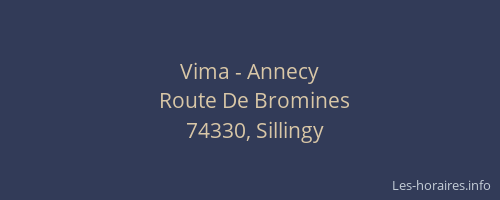 Vima - Annecy