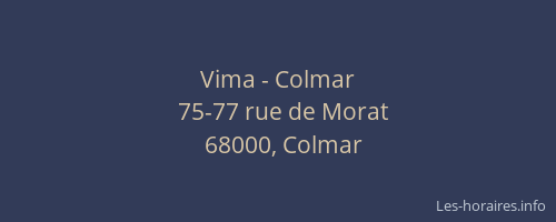 Vima - Colmar