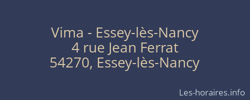 Vima - Essey-lès-Nancy