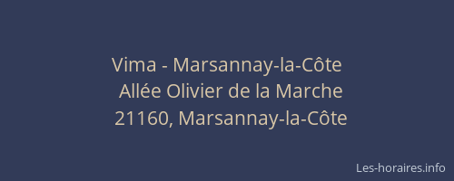 Vima - Marsannay-la-Côte