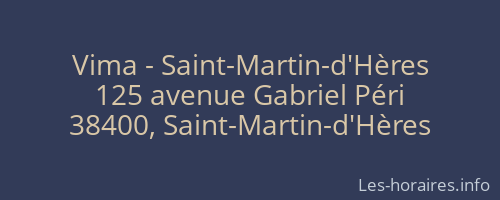 Vima - Saint-Martin-d'Hères