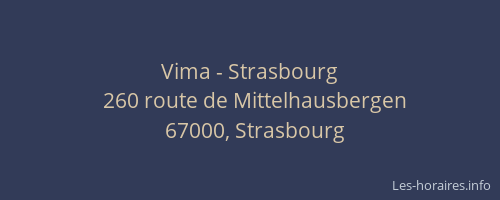 Vima - Strasbourg