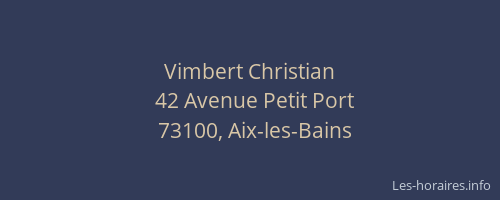 Vimbert Christian