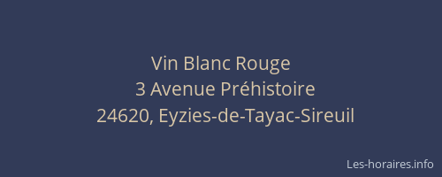 Vin Blanc Rouge