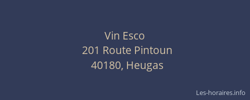 Vin Esco