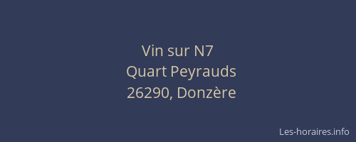 Vin sur N7