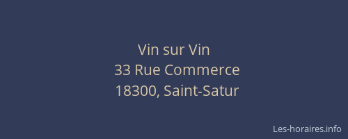 Vin sur Vin
