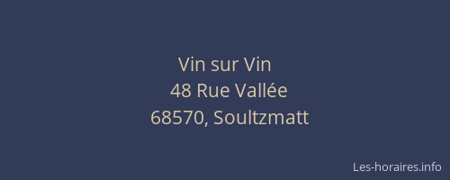Vin sur Vin