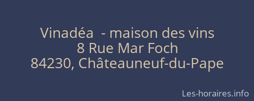 Vinadéa  - maison des vins