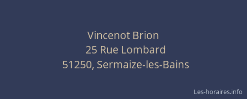 Vincenot Brion
