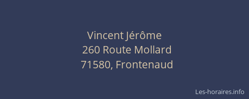Vincent J&eacute;r&ocirc;me