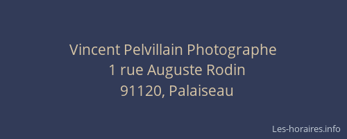 Vincent Pelvillain Photographe