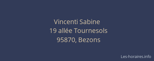 Vincenti Sabine