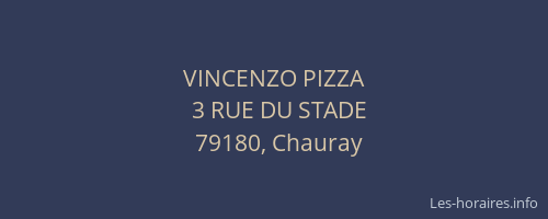 VINCENZO PIZZA