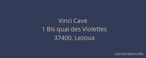 Vinci Cave