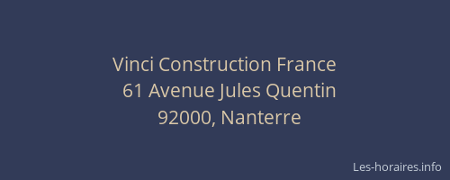 Vinci Construction France