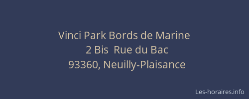 Vinci Park Bords de Marine