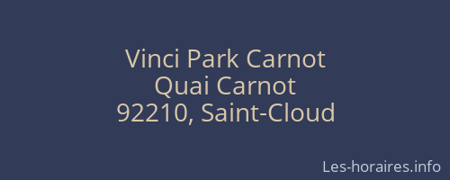 Vinci Park Carnot