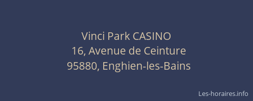Vinci Park CASINO