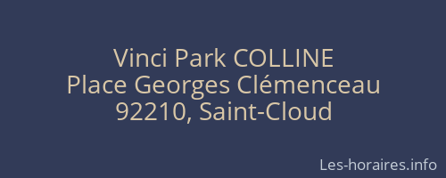 Vinci Park COLLINE