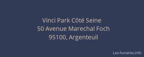 Vinci Park Côté Seine