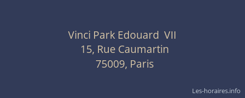 Vinci Park Edouard  VII